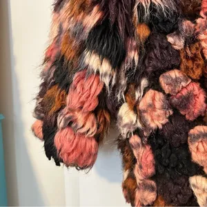Ecote Multi Color Faux Fur Jacket thumbnail 5