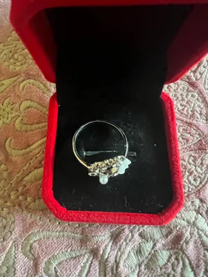 & Other Stories Women’s Silver Tone Embellished Ring Size 8 thumbnail 2