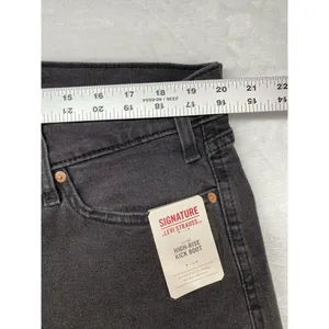 Levi's Signature by High Rise Kick boot women's sz 20 Waist‎ 35 thumbnail 2