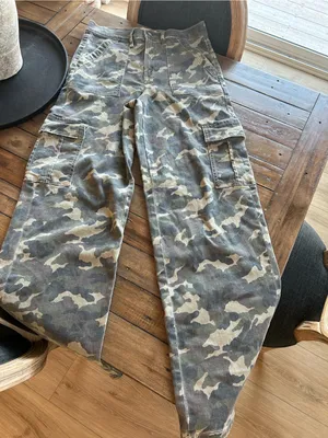 NWOT Hidden Jeans Camo Cargo Pants Green Brown 29 thumbnail 6