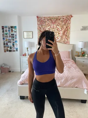 Purple Sports Bra Size XS thumbnail 4