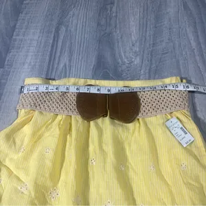 Maurice’s Yellow Embroidered Women's Skirt; XL; NEW thumbnail 8