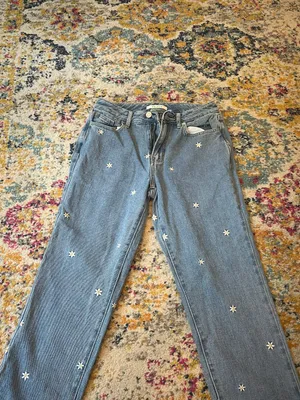 PacSun Flower Jeans thumbnail 1