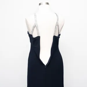 Betsy‎ & Adam. Jayleen High Neck Jeweled Back Gown. thumbnail 12