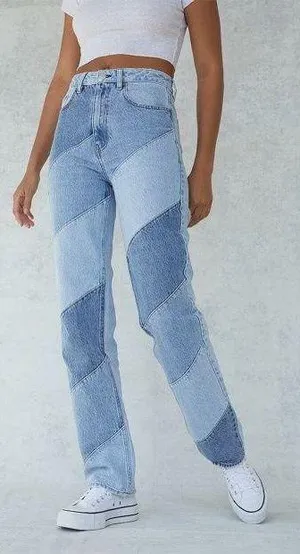PacSun Eco Diagonal Seam '90s Boyfriend Jeans thumbnail 1