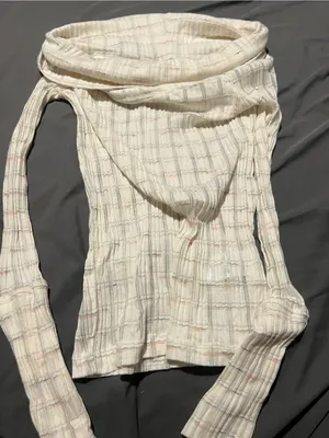 We The Free Snow Bunny Girlfriend Off Shoulder Top Womens small thumbnail 7