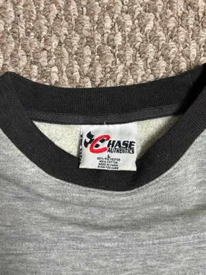Chase Authentics Dale Earnhardt NASCAR 90s Gray Casual Pullover Sweatshirt thumbnail 5