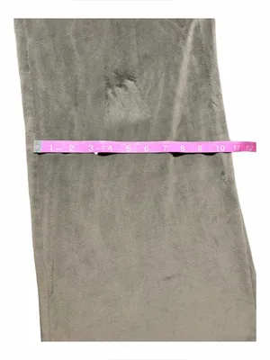 Skims Wide Leg Chocolate Brown Velour Pants Size Large thumbnail 8