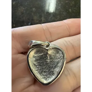 Costume Jewelry Lot Of 4 Necklaces Charms Pendants Angel Heart‎ Victorian Sliver thumbnail 7