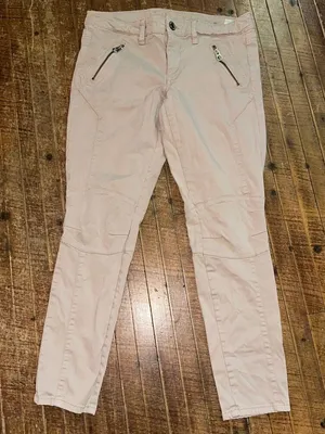 American Eagle 8 moto zipped pockets ankle super stretch jeggings thumbnail 1