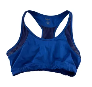 Reebok Royal Blue Racerback Athletic Sports Bra thumbnail 1