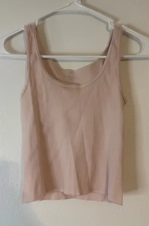Pink Brandy Melville Tank Top Ribbed thumbnail 1