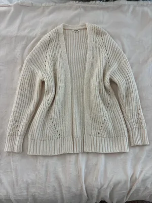Garage Cream Knit Cardigan thumbnail 2