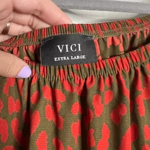 Vici Orange and Green Cheetah Print Dress XL thumbnail 3