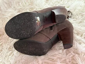 Clarks Artisan Alpine Andi Suede Lace-Up Slouch Booties Size 10 thumbnail 6