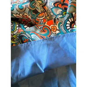 J Crew Dress Women 4 Blue‎ Jules Moonglow Paisley Gallery Boho Hippie Mini Shift thumbnail 6