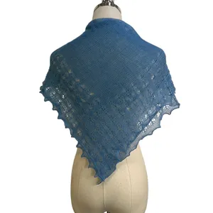 Vintage Glen Appin Wool Square Scarf Blue thumbnail 2