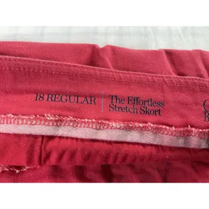 Croft & Barrow Effortless Stretch Skort Women’s 18 Regular Red Pull On Pockets thumbnail 9