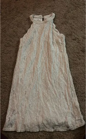 Sleeveless dress White thumbnail 1