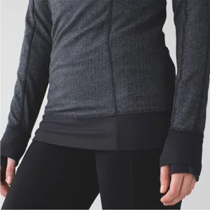 Lululemon Think Fast Pullover Herringbone size 10 thumbnail 4