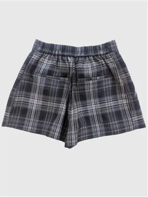 Abercrombie & Fitch Plaid Shorts Black/Light Gray Size XS thumbnail 2
