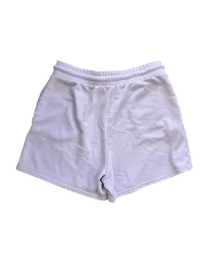 Peanuts Graphic Sweat Shorts Snoopy Woodstock Drawstring Lavender M thumbnail 6