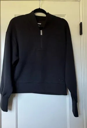OGIO Women's Transcend Quarter Zip | Black, Size Small thumbnail 1