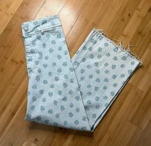 Floral Denim Jeans thumbnail 7