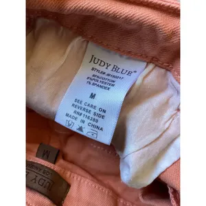 Judy Blue Coral Pink Garment Dyed Denim Frayed Hem Shorts JB150217 Medium thumbnail 4