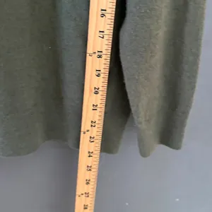 Zara Womens Olive Green‎ Wool Cashmere Blend Mock Neck Sweater Size M thumbnail 7