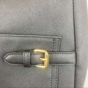 Tommy Hilfiger Black & Gold Zip Top Shoulder Handbag Bag thumbnail 7