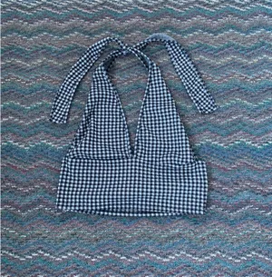 Antistar Gingham Cropped Halter thumbnail 3