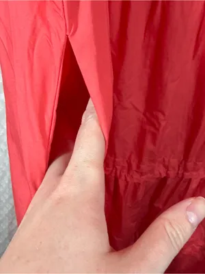 Quince Coral Pink Organic Cotton Poplin Tiered Maxi Dress thumbnail 4