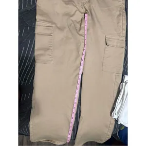 Women’s Black Label Khaki Straight-Leg Cargo Pants size 13 & 30W thumbnail 7