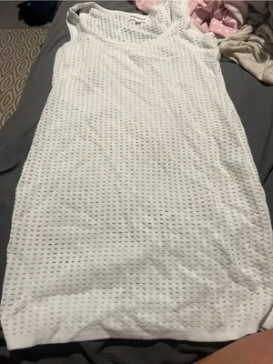 Superdown Talulah White swimsuit Cover up Knit Mini size M thumbnail 9
