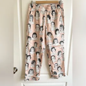NWT CJW Women Famous Artist Pajama Set Women’s Faces Print thumbnail 4