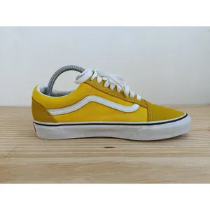 VANS Old Skool Suede/Canvas Sneakers, Yellow - Size 8.5-Mens / Size 10-Women thumbnail 5