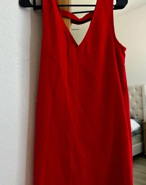 Abercrombie & Fitch Vibrant Red Dress thumbnail 2