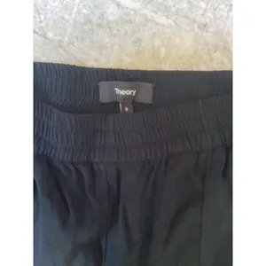 Theory Womens Berger Vewpine C Black Elastic Waist Tapered Jogger Pants Size 0 thumbnail 2