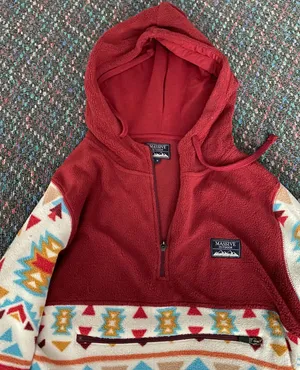 Aztec Fuzzy Quarter Zip Multiple thumbnail 2