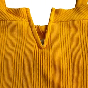 L*Space Cha Cha One Piece Swimsuit Women 8 Yellow Ribbed Beach Resortwear Luxury thumbnail 5