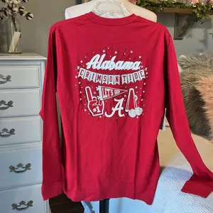 Champion University of Alabama Crimson Red Shirt Long Sleeve Lightweight Women M thumbnail 11