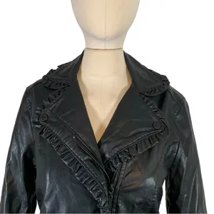 Catherine Malandrino Faux Leather Jacket Size Medium thumbnail 6