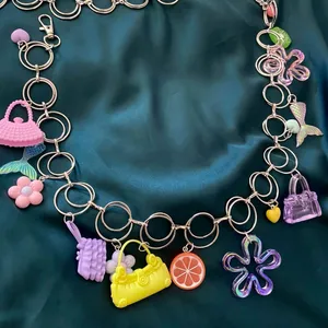 Y2K Harajuku Dopamine Dollcore Handmade Chain Belt, Fits 21-40 Inches, X7GA1417 thumbnail 7