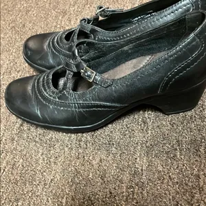 Clarks Women's Black Leather Shoes size 6 M thumbnail 5