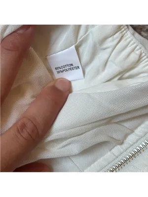 White Mesh Corset Top Size M thumbnail 6