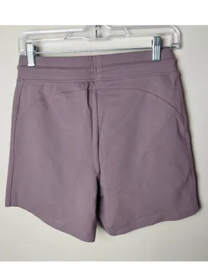 $50 NWT alphalete women's Essential Core Activewear Shorts in dusty purple M thumbnail 7