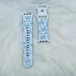 Blue Bow Design Apple Watch Bands 38mm 40mm 41mm thumbnail 4