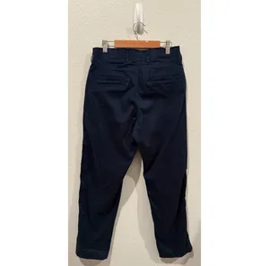 ABERCROMBIE AND FITCH Straight Stretch Navy Blue Pockets Pants thumbnail 3