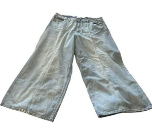 The Drop women's size 36 wide leg jeans, nwt, inseam 31", rise 13 1/2" thumbnail 1